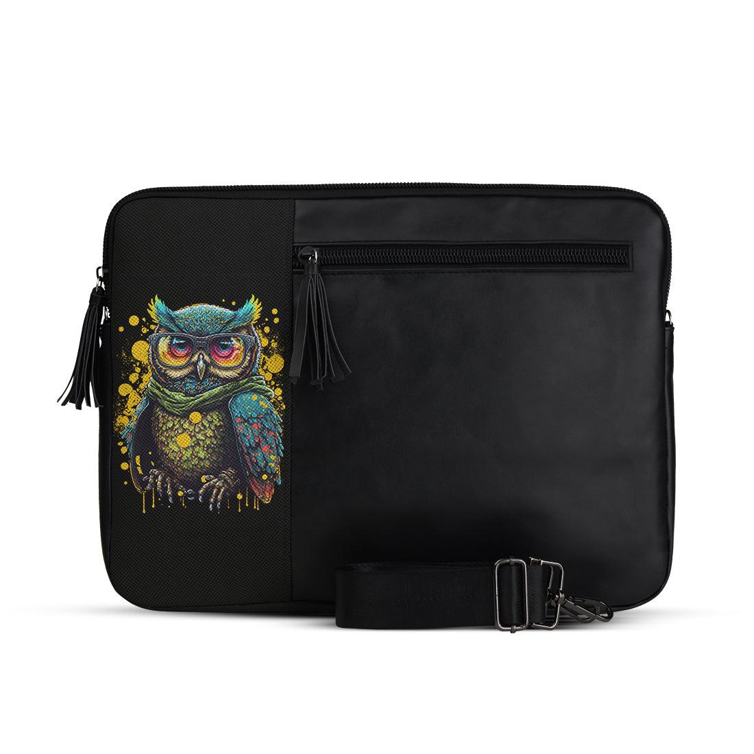 Vivid Laptop Sleeve Glassy Owl - CANVAEGYPT