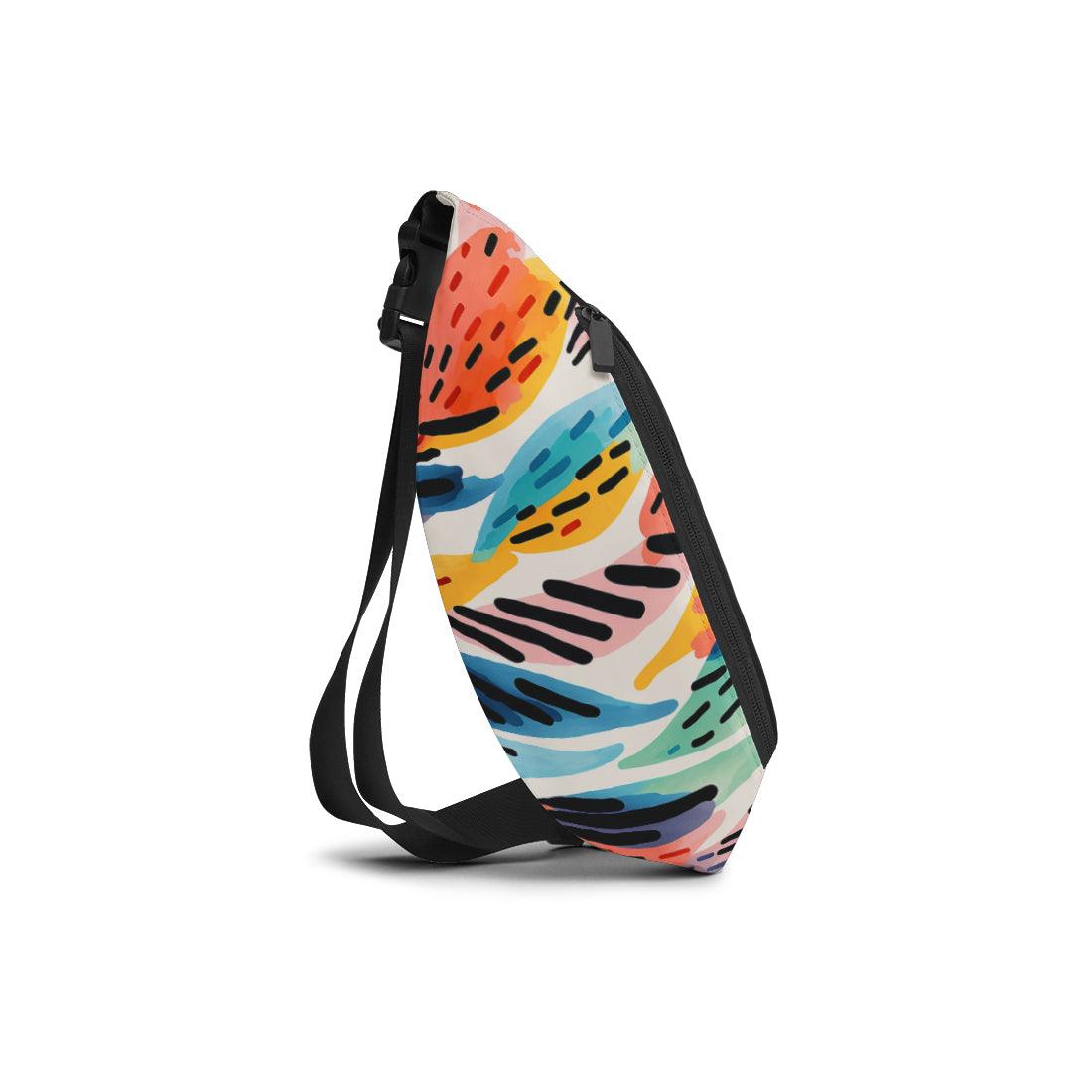 Waist Bag Drawen Leafs - CANVAEGYPT