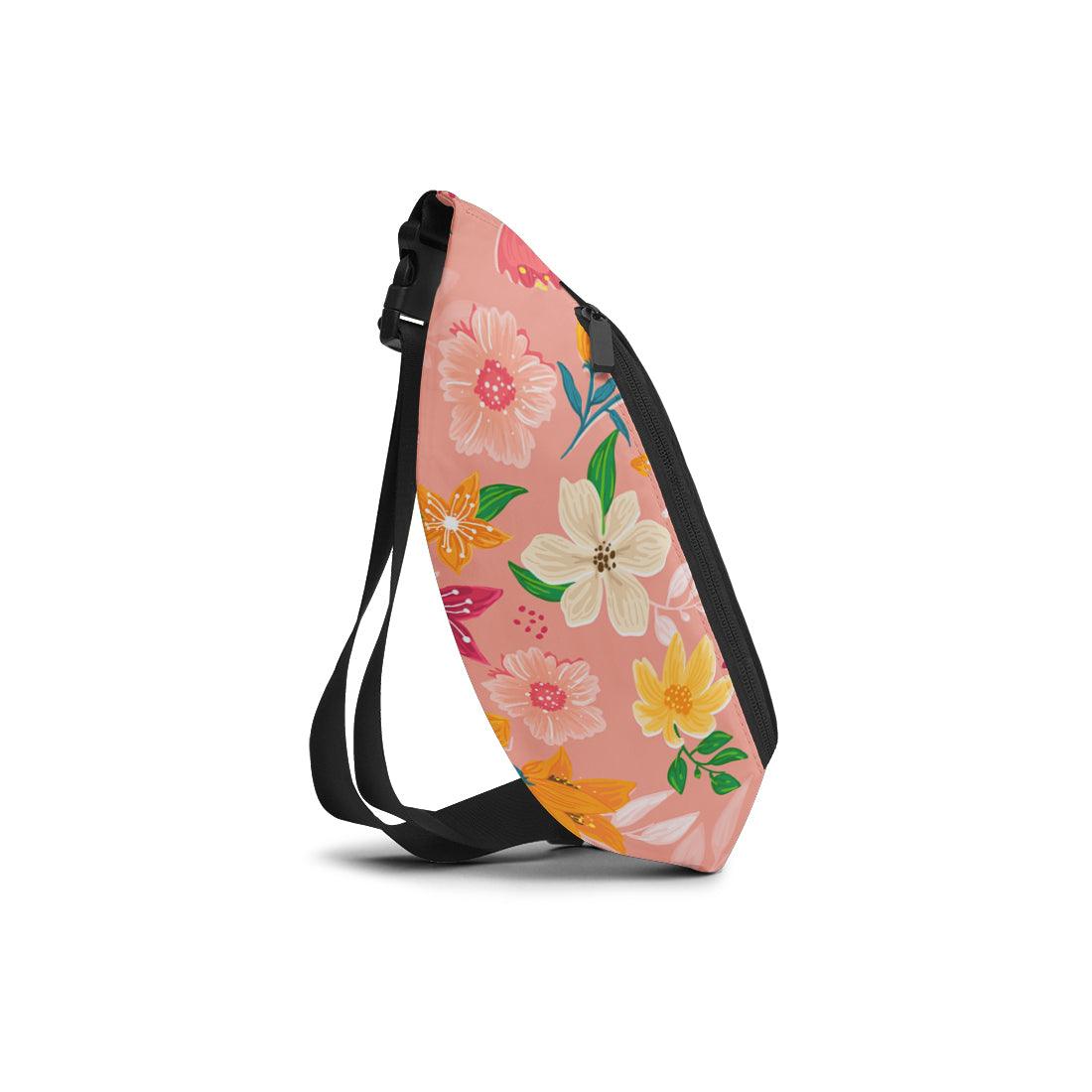 Waist Bag Pink Floral - CANVAEGYPT