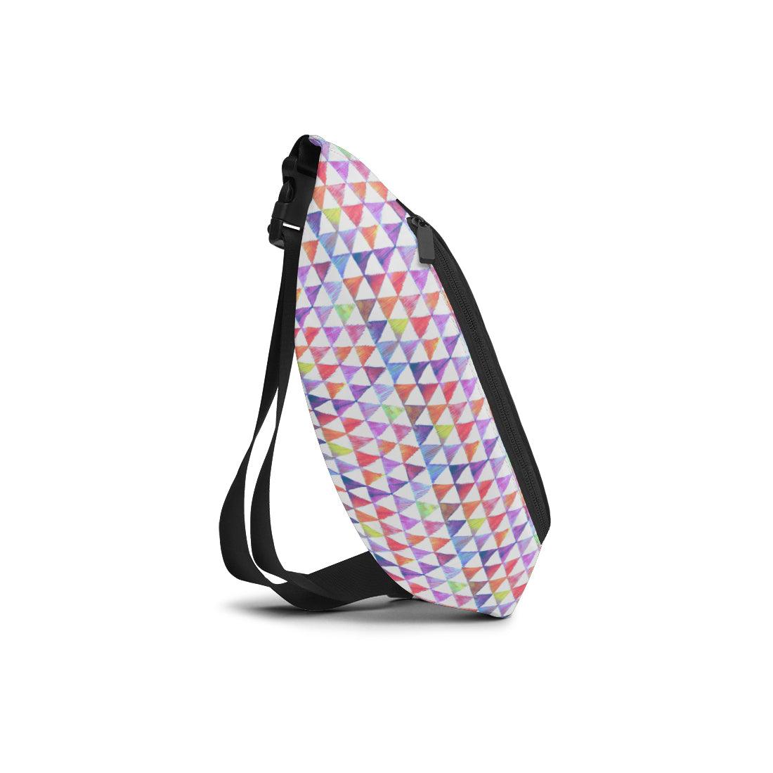 Waist Bag Rainbow triangles - CANVAEGYPT