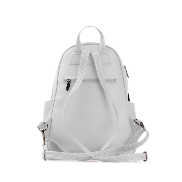 White Vivid Backpack Faces