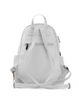 White Vivid Backpack Feathers