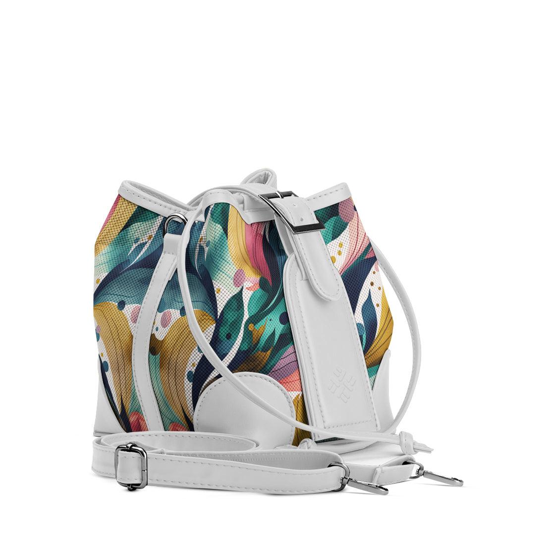 White Bucket Bags Color Flow - CANVAEGYPT