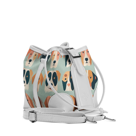 White Bucket Bags Dogs - CANVAEGYPT