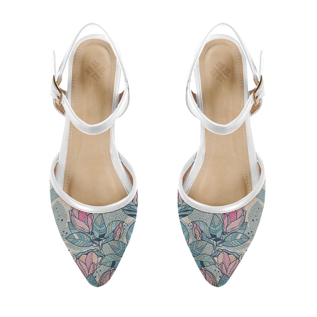 White Closed Strap Sandal Serenity - CANVAEGYPT