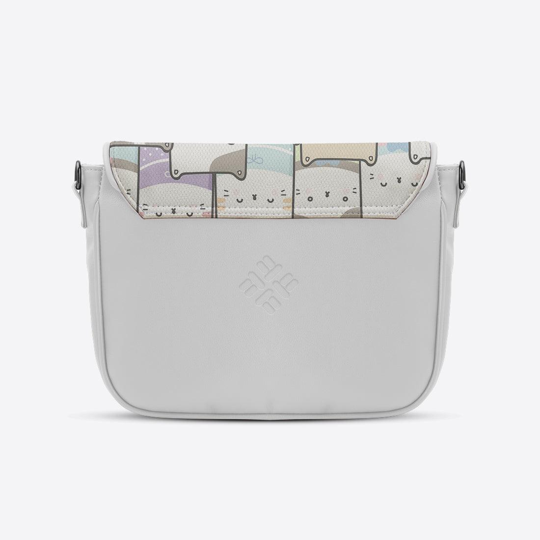 White Messenger Crossbody Kitty - CANVAEGYPT