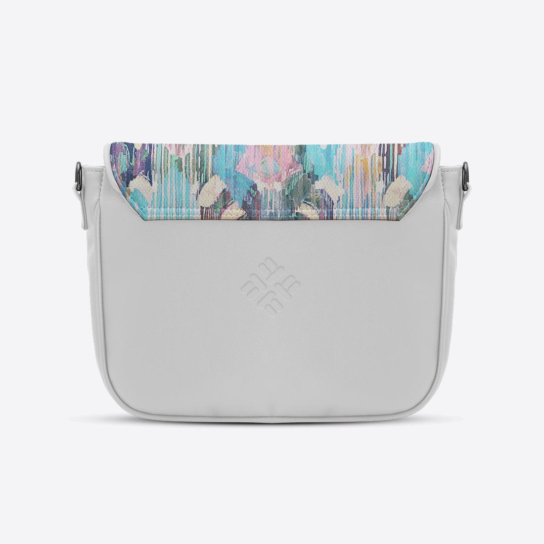 White Messenger Crossbody Vibrant purple - CANVAEGYPT