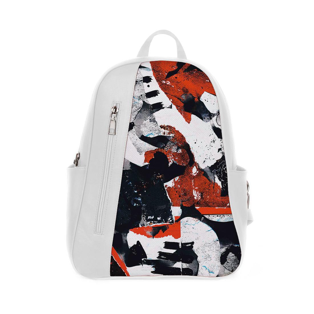 White Mixed Backpack Art - CANVAEGYPT