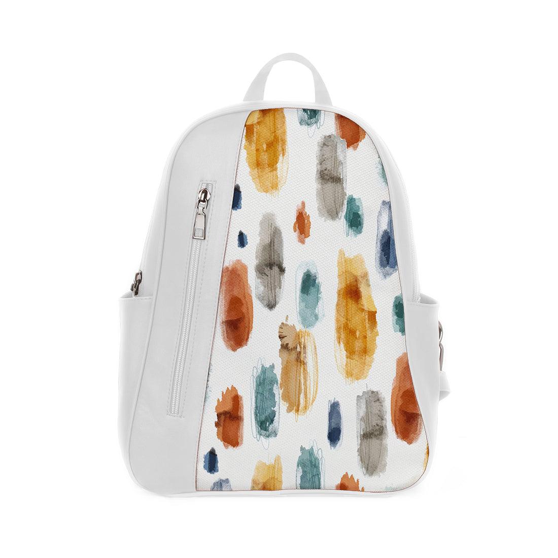 White Mixed Backpack Brushes Spots - CANVAEGYPT