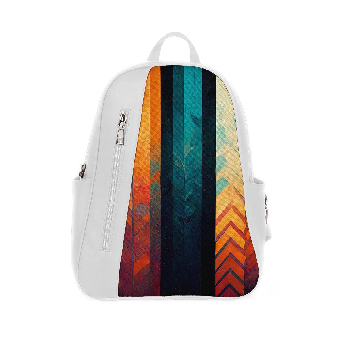 White Mixed Backpack Gardient - CANVAEGYPT
