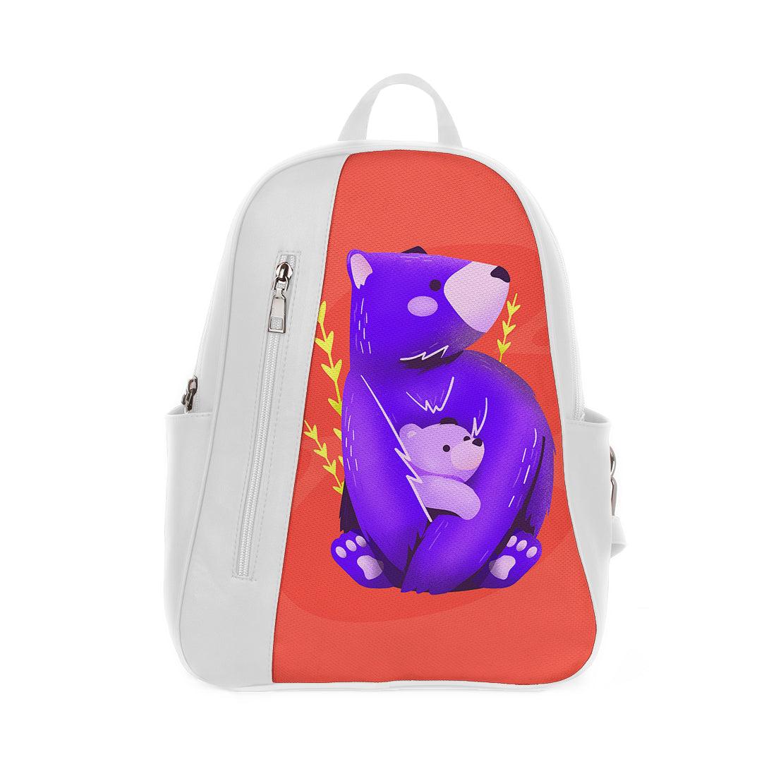 White Mixed Backpack Mother Love - CANVAEGYPT