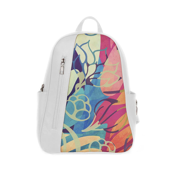 White Mixed Backpack Sea herbs - CANVAEGYPT
