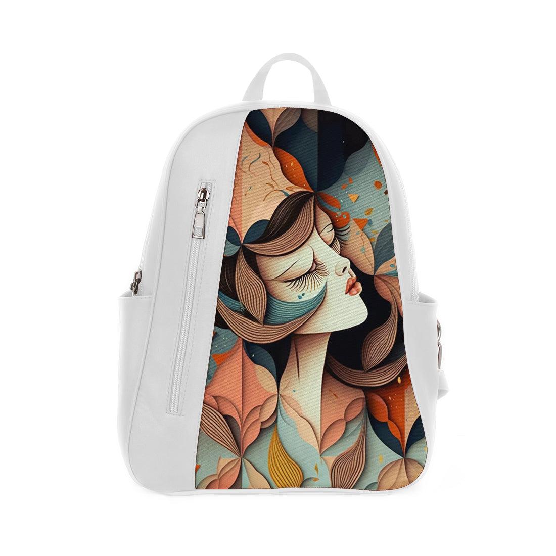 White Mixed Backpack Sleeping Beauty - CANVAEGYPT