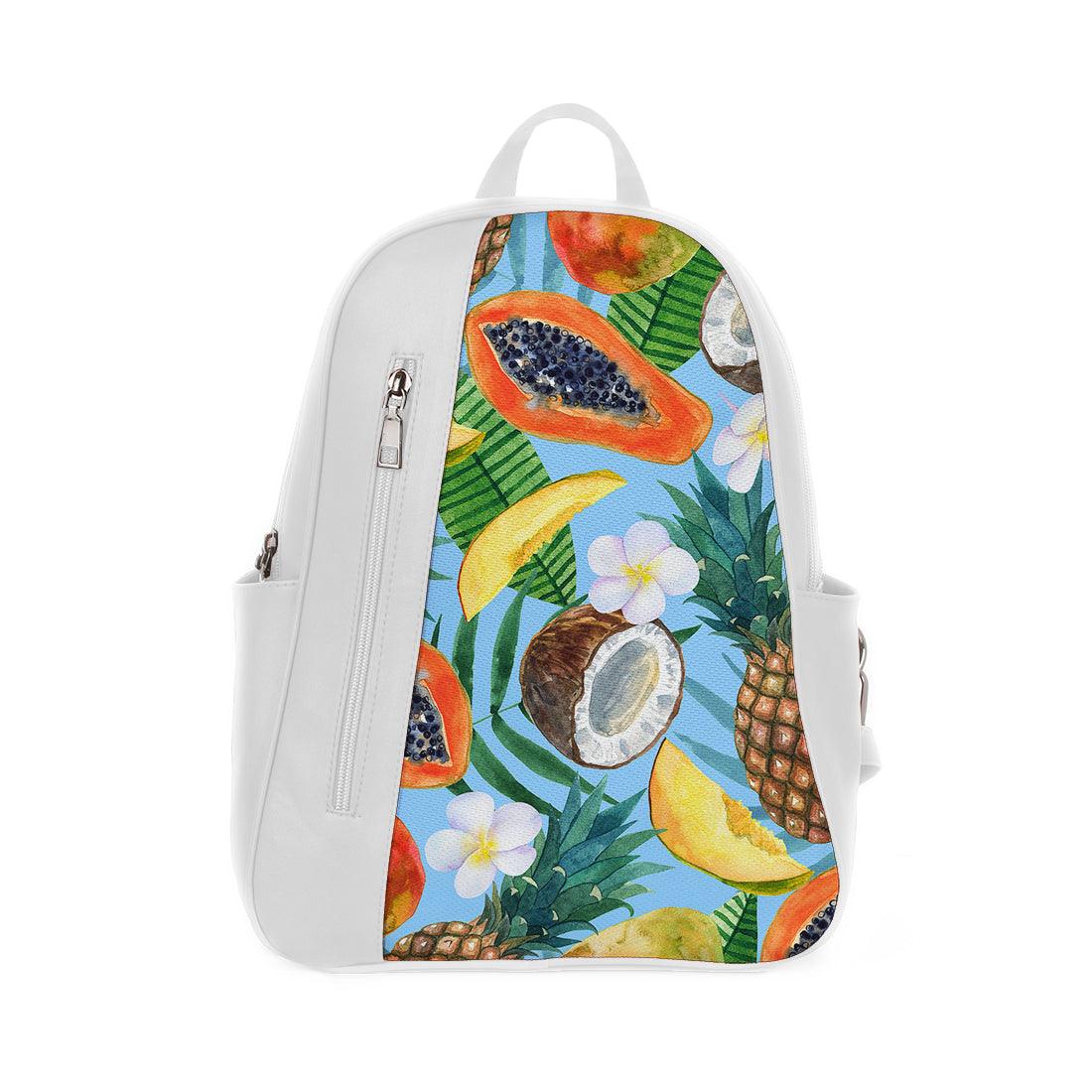 White Mixed Backpack Tropical - CANVAEGYPT