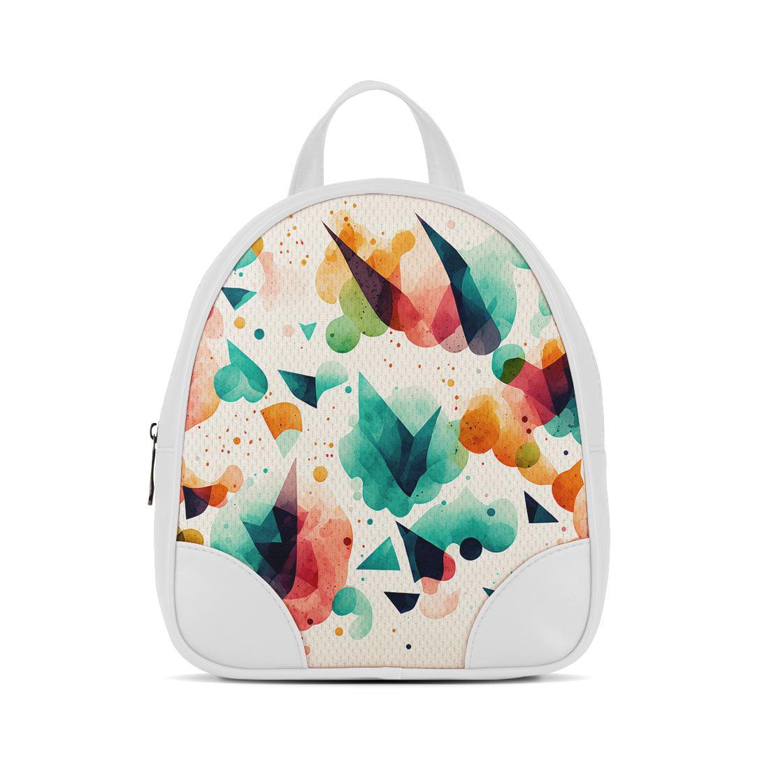 White O Mini Backpacks Artwork - CANVAEGYPT