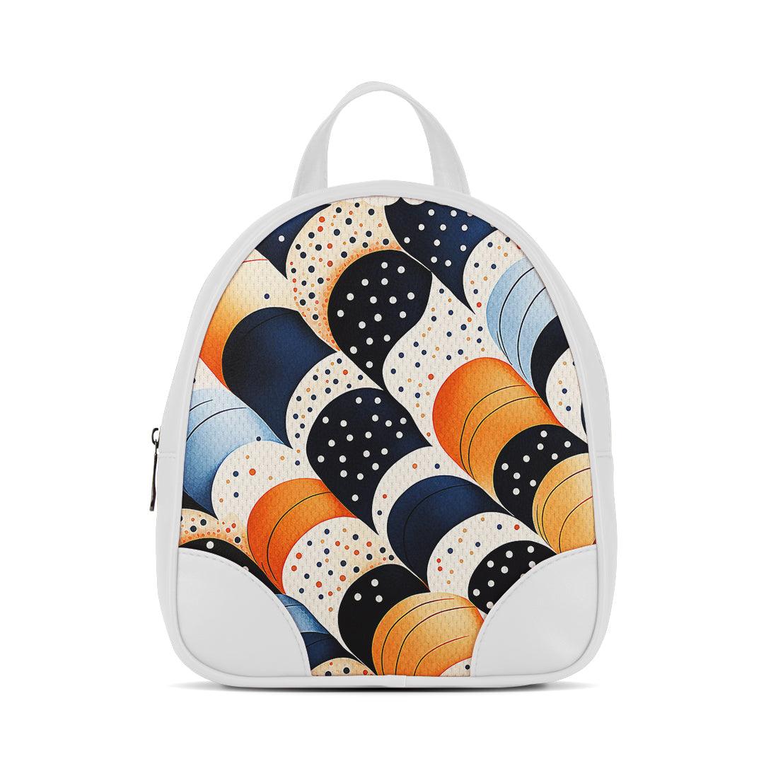 White O Mini Backpacks Circlez - CANVAEGYPT