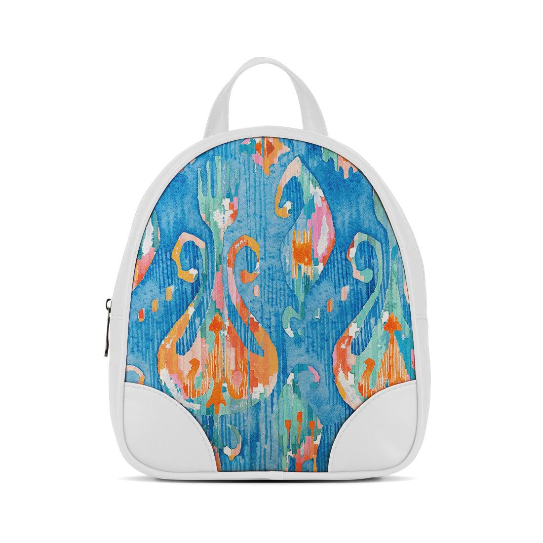 White O Mini Backpacks Electric blue - CANVAEGYPT