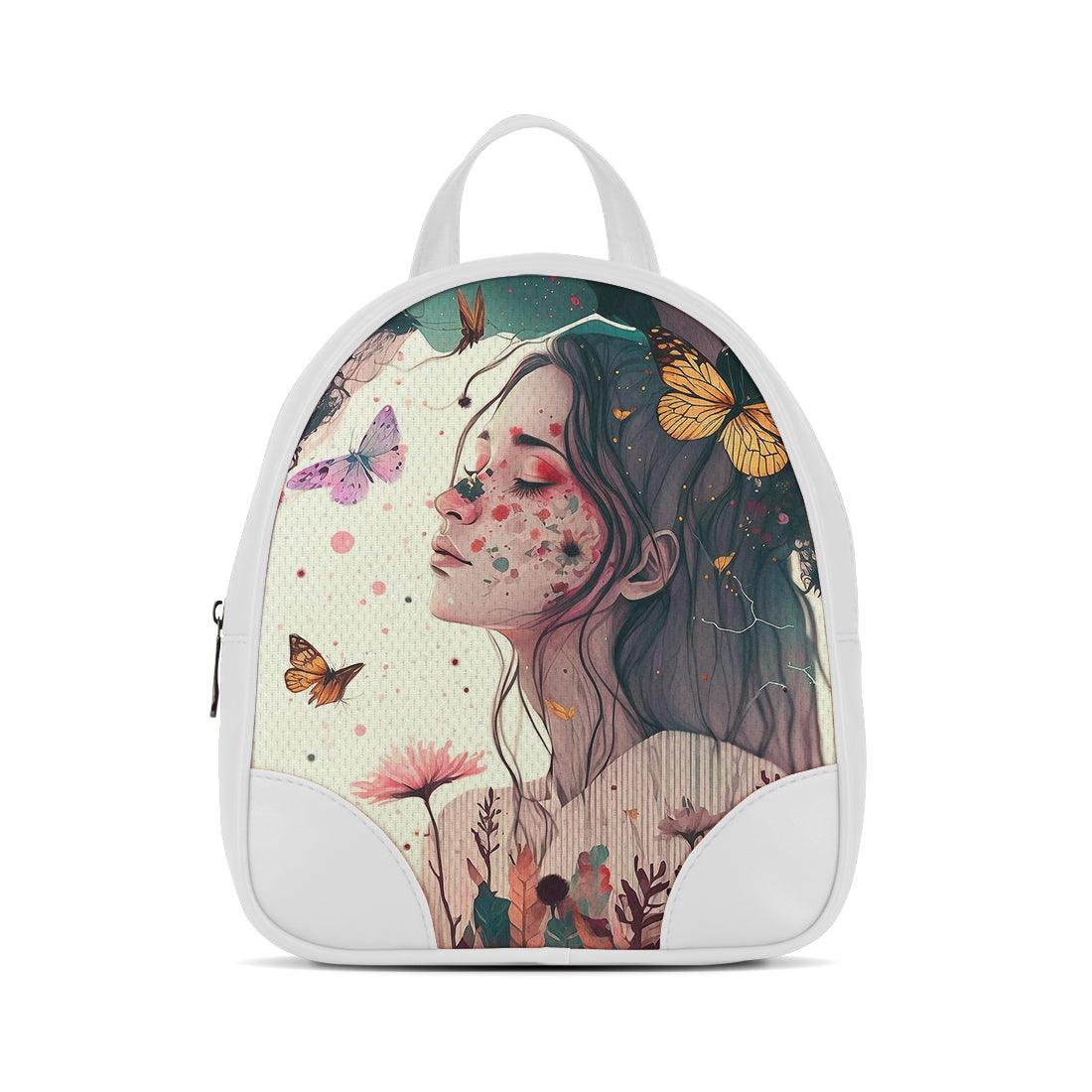 White O Mini Backpacks Forest Princess - CANVAEGYPT