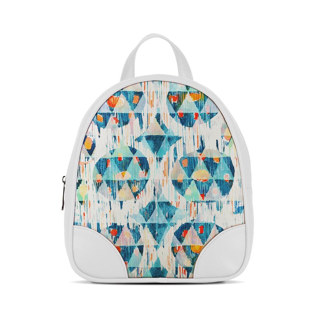 White O Mini Backpacks Happy blue - CANVAEGYPT