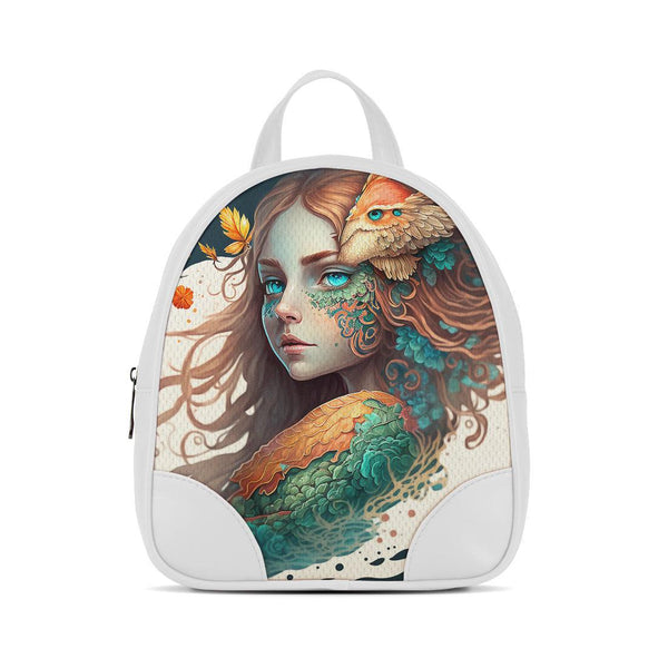 White O Mini Backpacks Little Princess - CANVAEGYPT