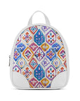 White O Mini Backpacks Mozaic