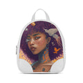 White O Mini Backpacks Queen