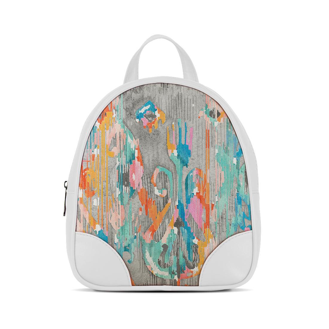 White O Mini Backpacks Rainy day - CANVAEGYPT