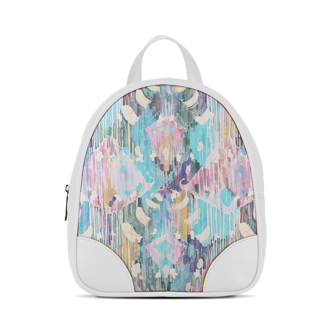 White O Mini Backpacks Vibrant purple - CANVAEGYPT