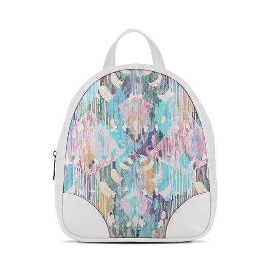 White O Mini Backpacks Vibrant purple - CANVAEGYPT