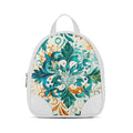 White O Mini Backpacks Watercolor Pattern