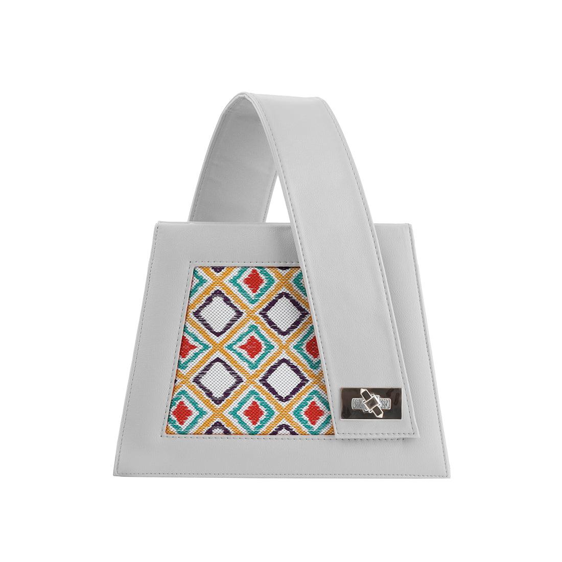 White One Handed Bag Pixely - CANVAEGYPT