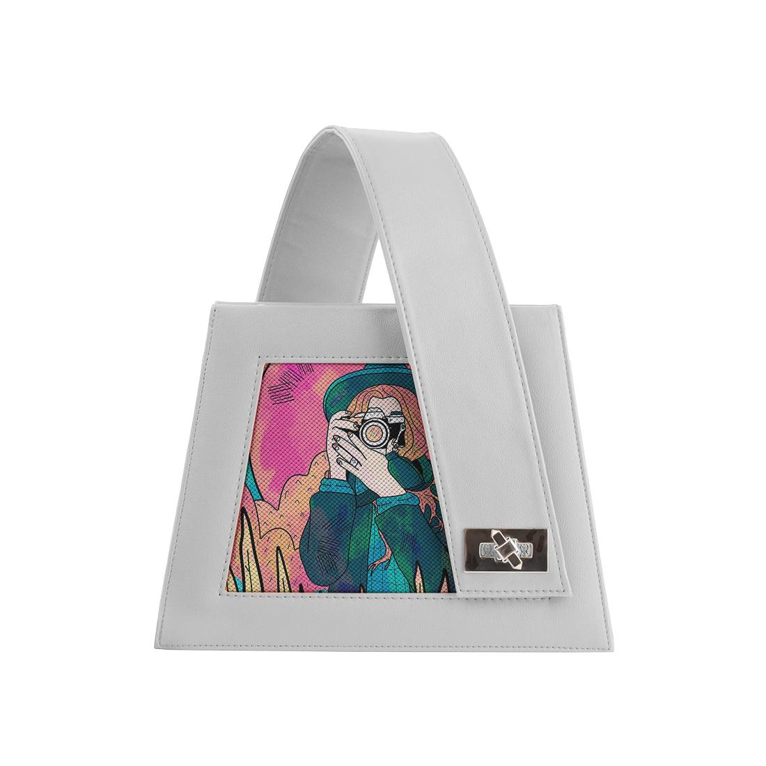 White One Handed Bag The space photographer - CANVAEGYPT