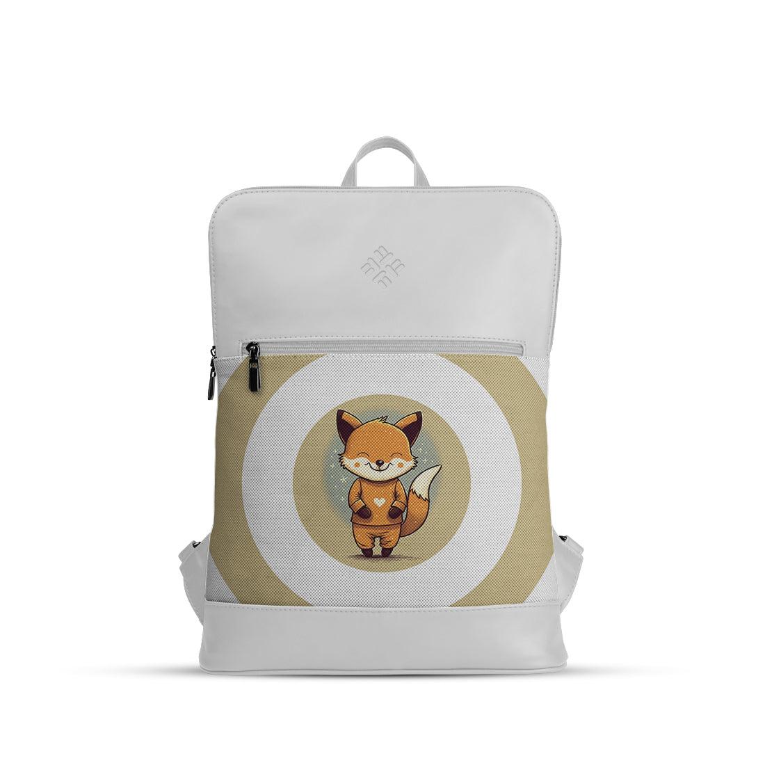 White Orbit Laptop Backpack Baby Fox - CANVAEGYPT