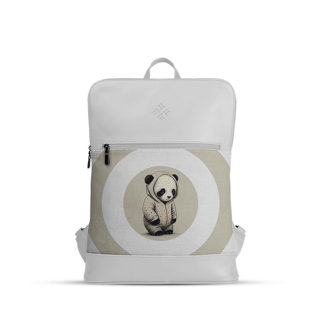 White Orbit Laptop Backpack Baby Panda - CANVAEGYPT