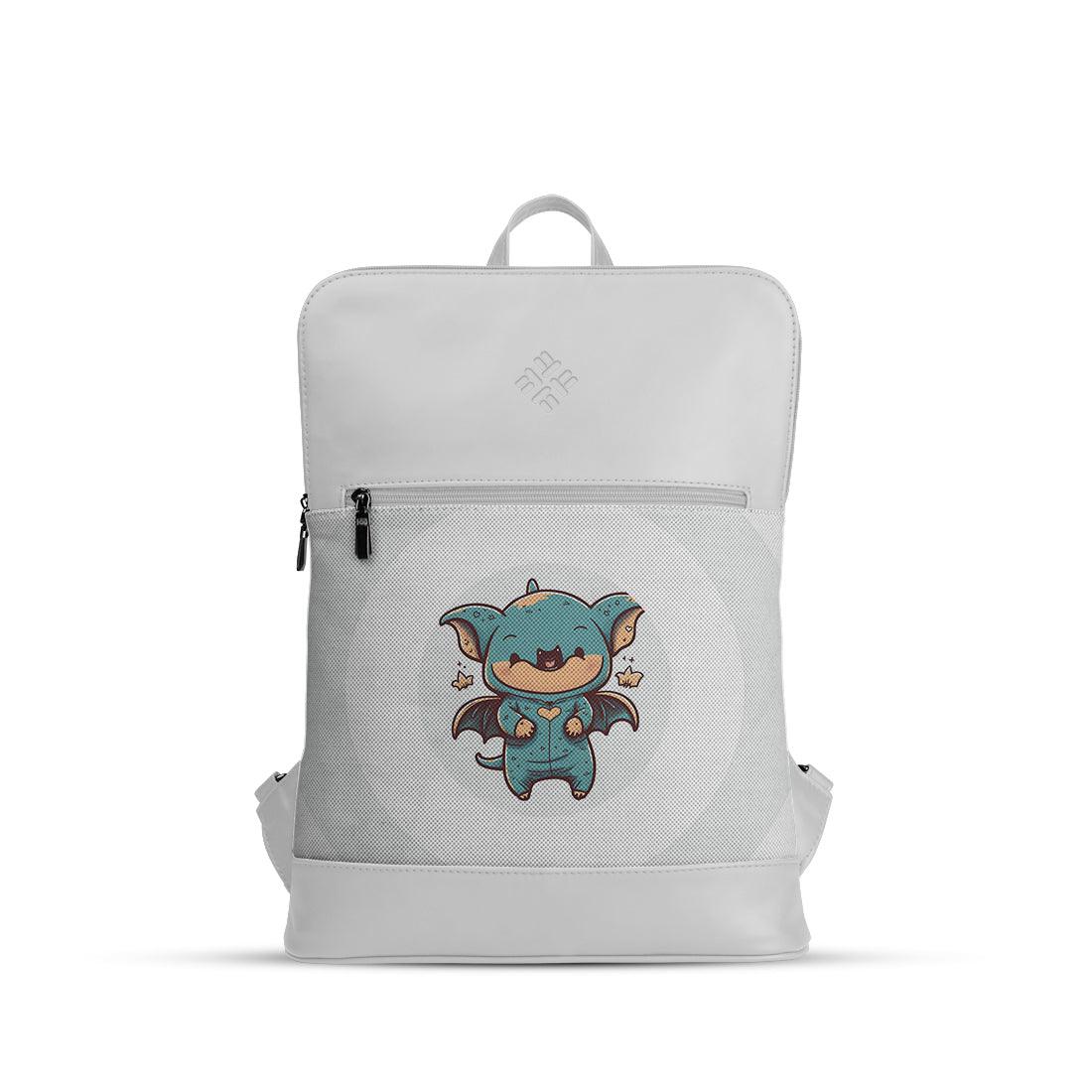White Orbit Laptop Backpack Bat - CANVAEGYPT
