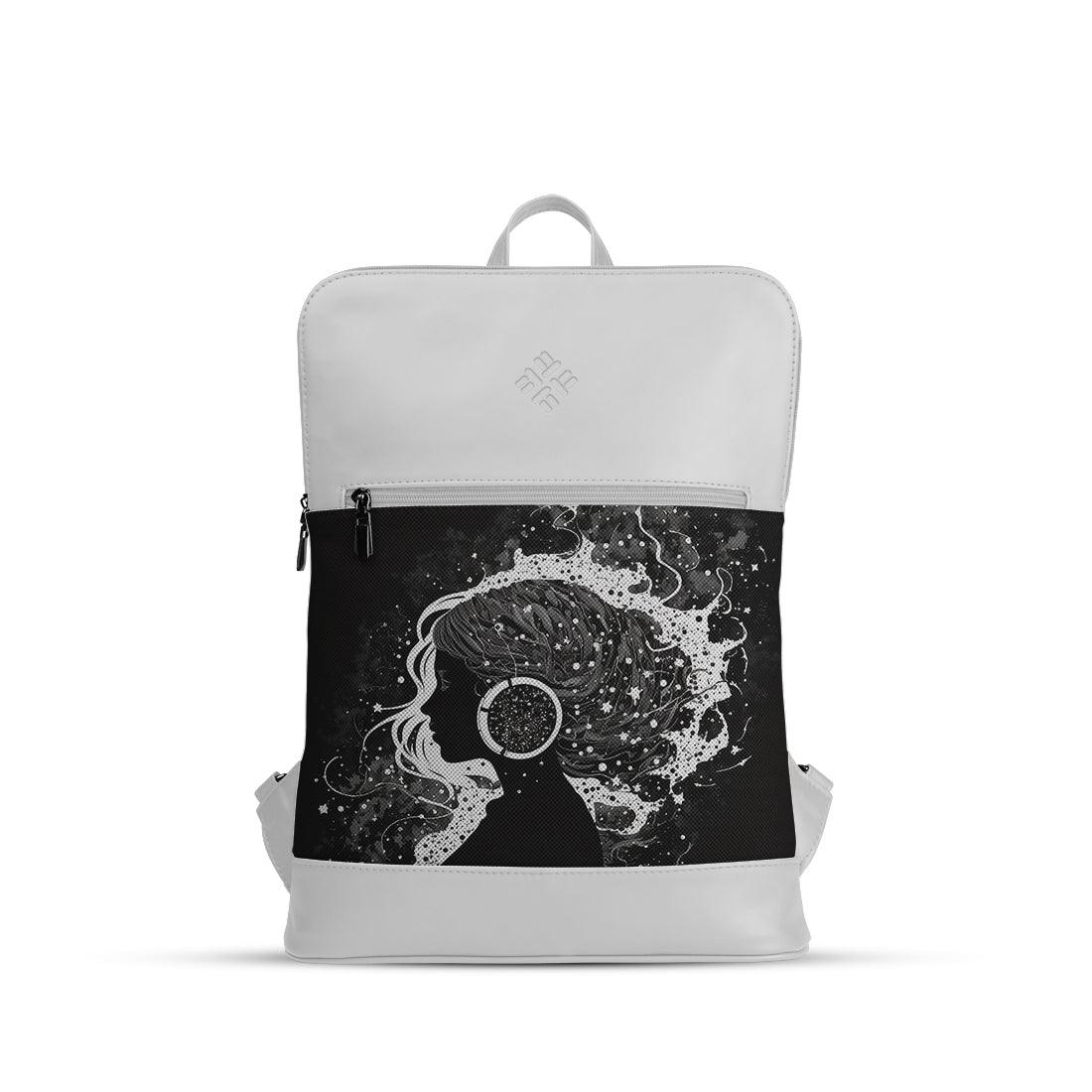 White Orbit Laptop Backpack Dark Side - CANVAEGYPT