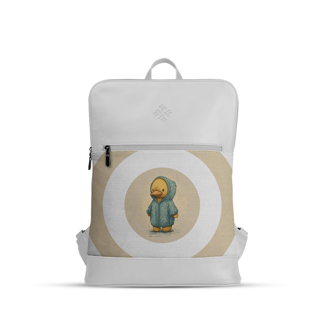 White Orbit Laptop Backpack Duck - CANVAEGYPT