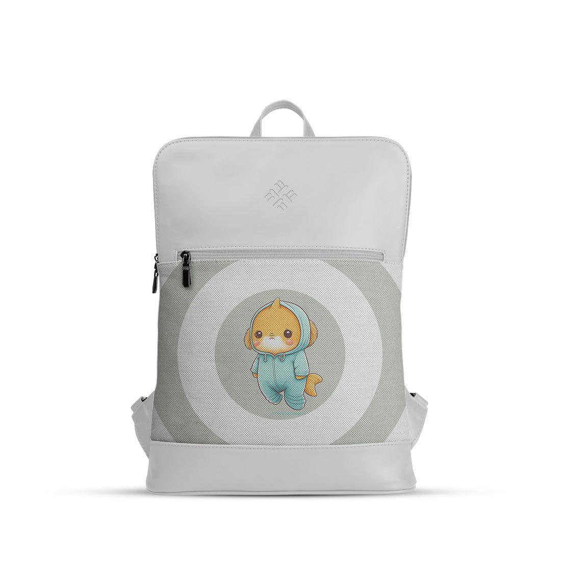 White Orbit Laptop Backpack Fish - CANVAEGYPT