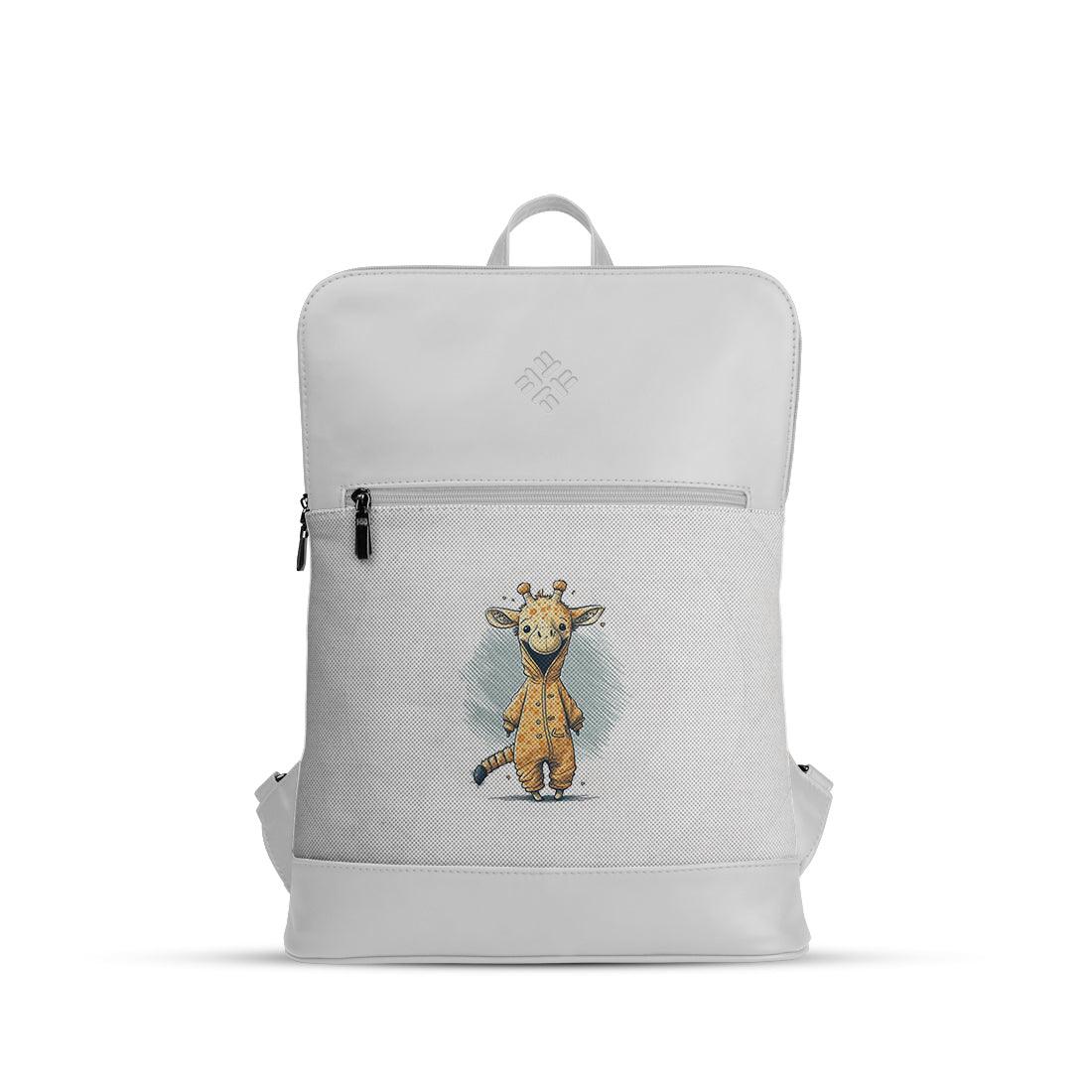 White Orbit Laptop Backpack Giraffe - CANVAEGYPT