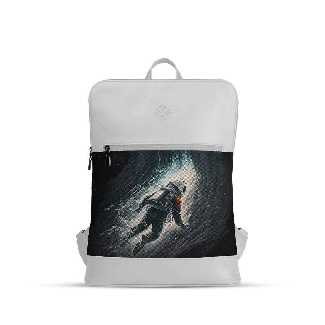 White Orbit Laptop Backpack In The Space - CANVAEGYPT