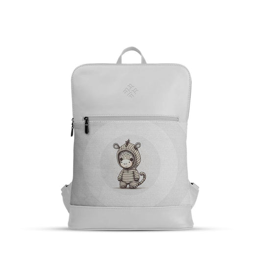 White Orbit Laptop Backpack Zebra - CANVAEGYPT
