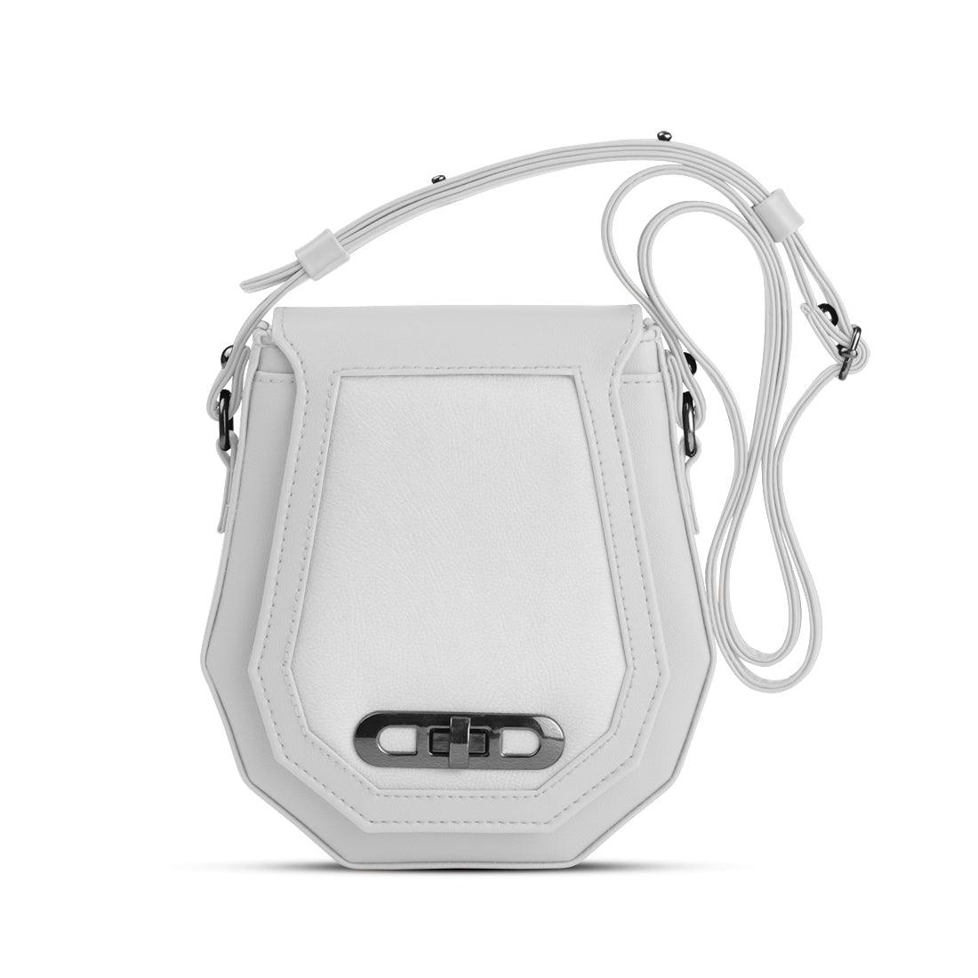 White Polygon Crossbags - CANVAEGYPT