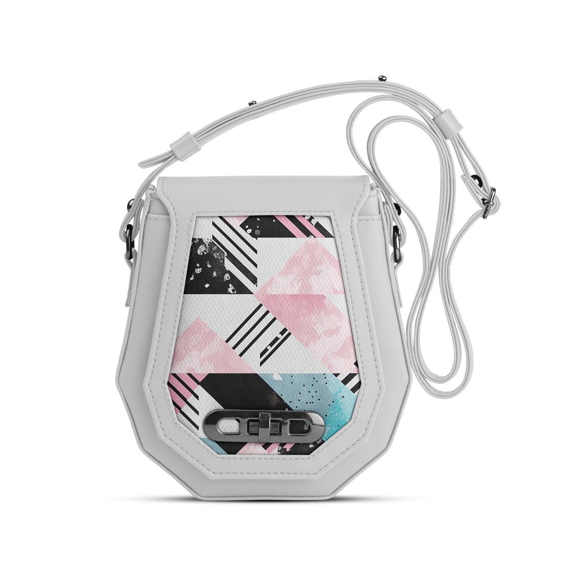 White Polygon Crossbags Sectioned - CANVAEGYPT