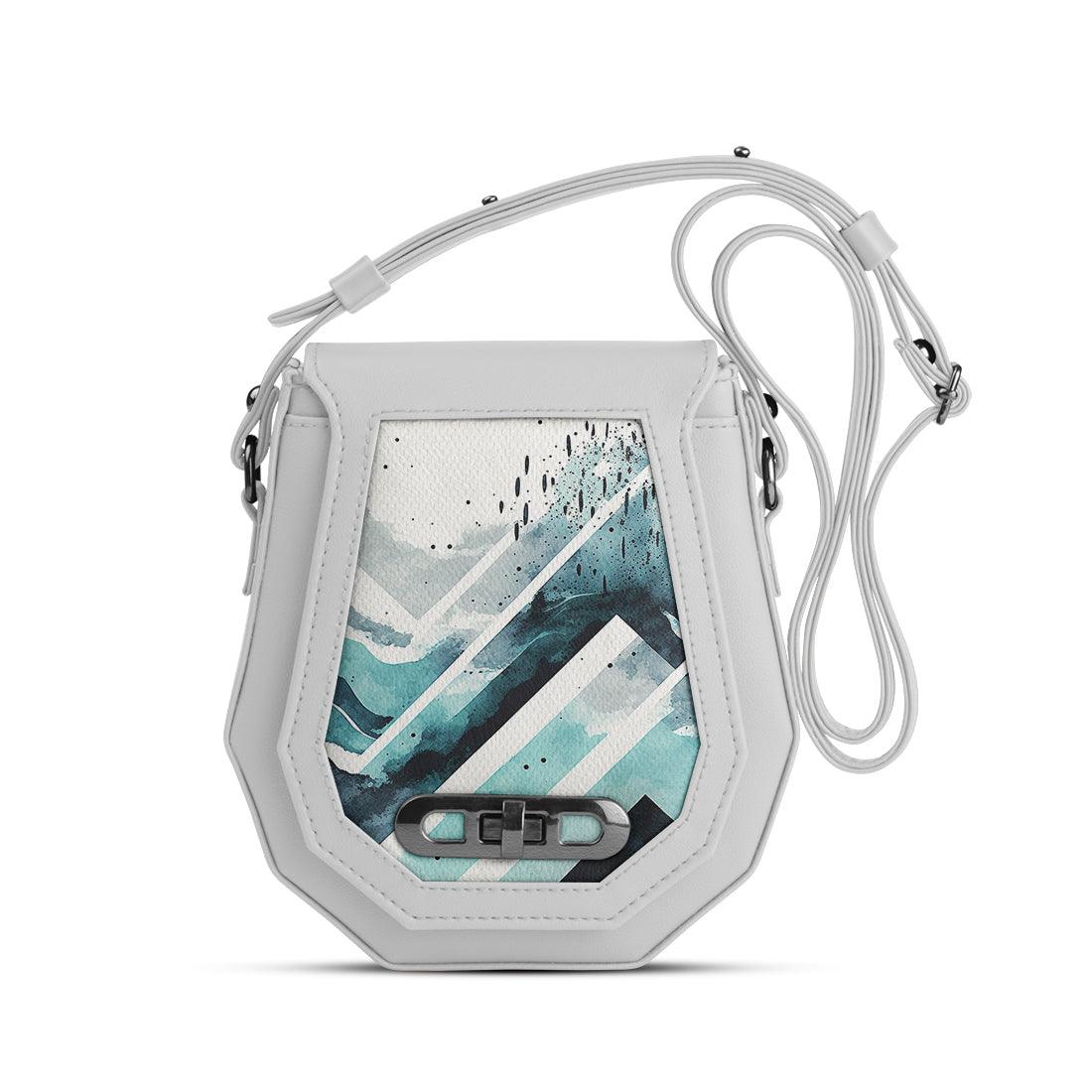 White Polygon Crossbags Upside Down - CANVAEGYPT