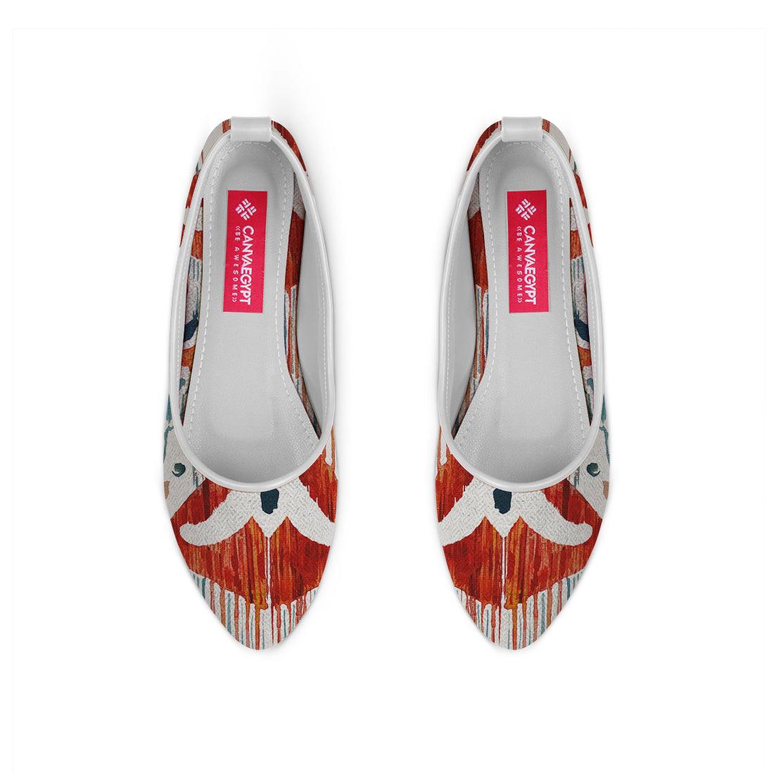 White Round Toe Shoe Bali - CANVAEGYPT