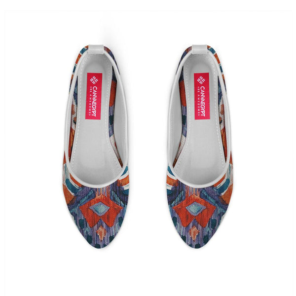 White Round Toe Shoe Crush - CANVAEGYPT