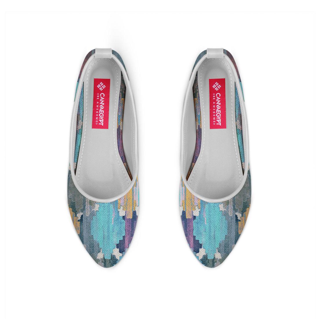 White Round Toe Shoe Iris - CANVAEGYPT