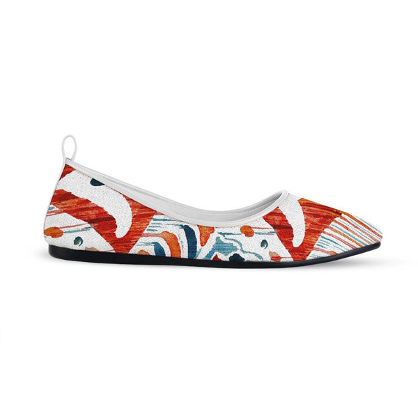 White Round Toe Shoe Bali
