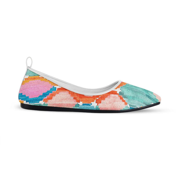 White Round Toe Shoe Marmalade