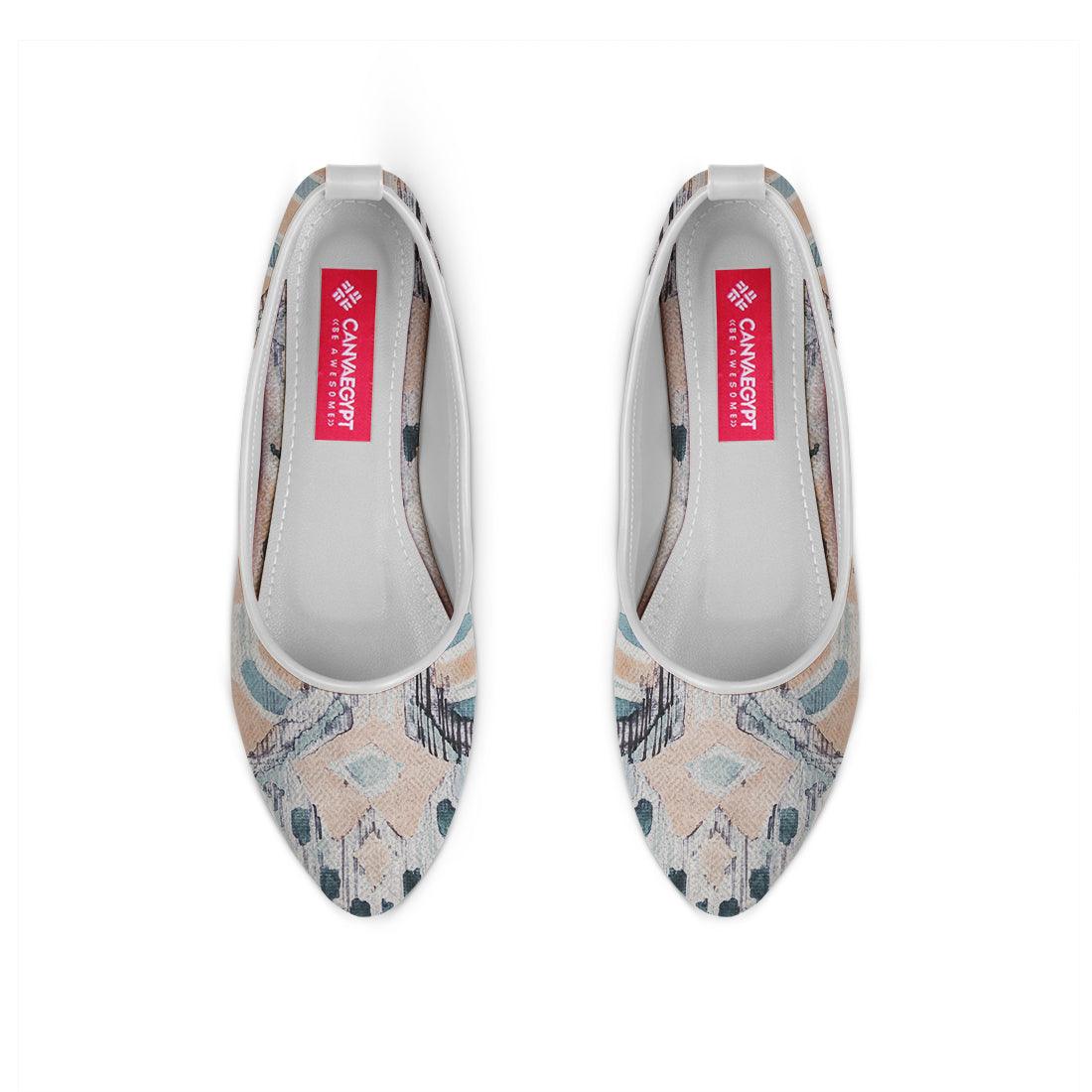 White Round Toe Shoe Tranquilla - CANVAEGYPT